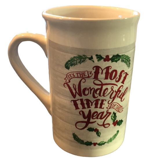 Royal Norfolk Christmas Coffee Mug Cup 12oz. 5” Inch Handle - Picture 1 of 4